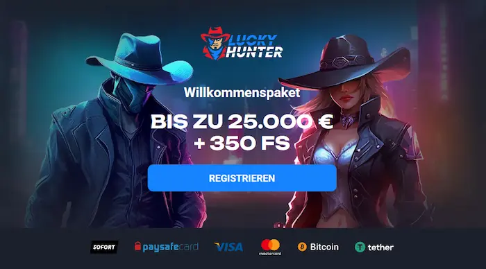 Lucky Hunter Casino bonus