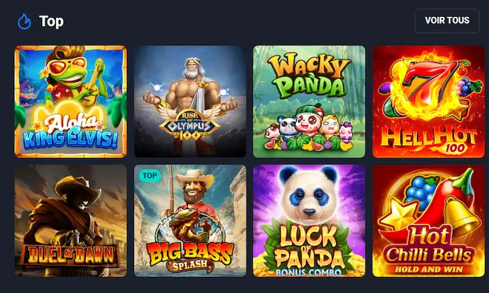 Lucky Hunter Casino jeux