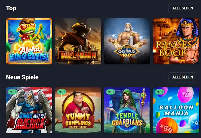 Lucky Hunter Casino spiele
